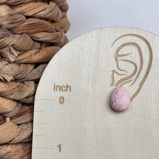 Chocolate Egg Stud | The Oak & Grey