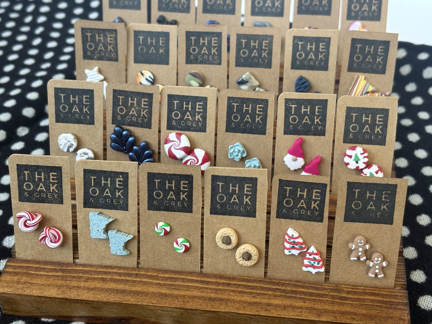 Collection of stud earrings | The Oak & Grey