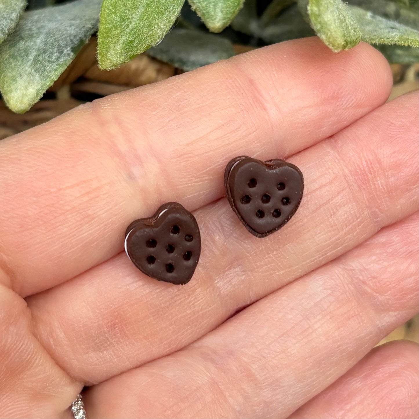 Heart Ice Cream Sandwich Stud Earrings | The Oak & Grey