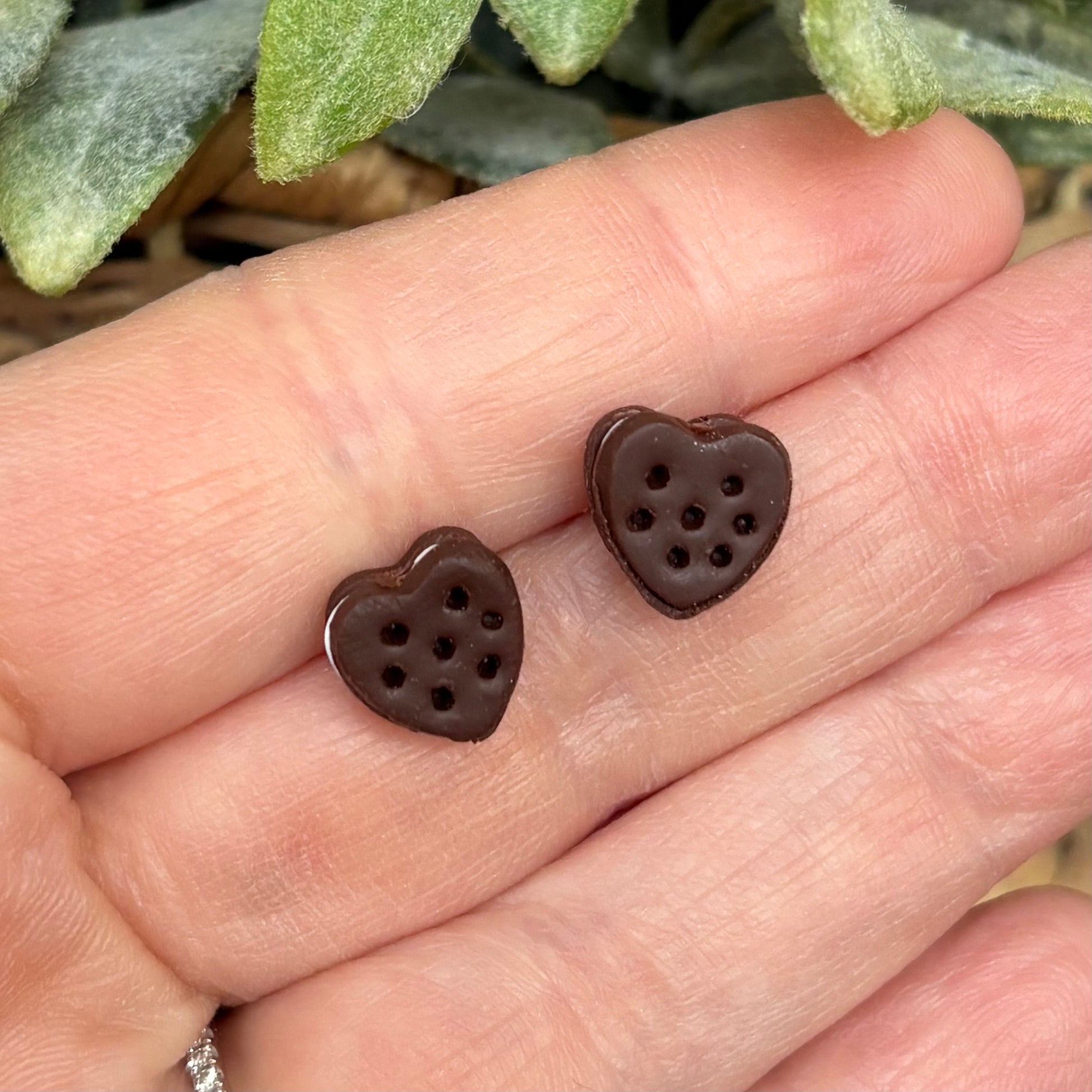 Heart Ice Cream Sandwich Stud Earrings | The Oak & Grey