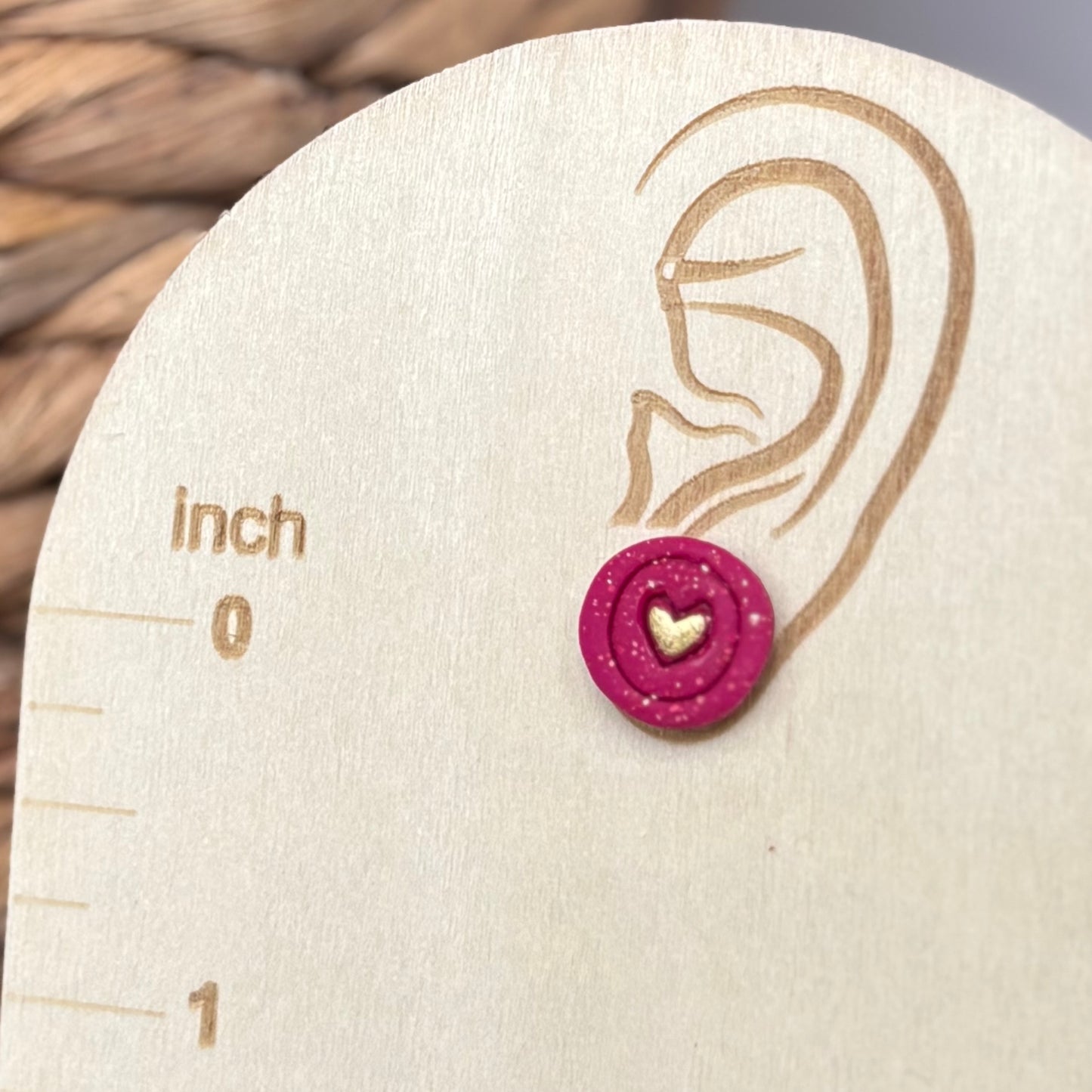 Sparkle Love Dots Stud Earrings | The Oak & Grey
