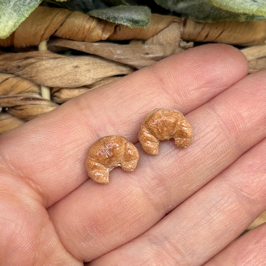 Mini Croissant Stud Earrings | The Oak & Grey