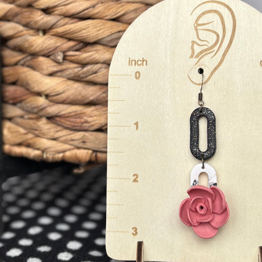 Blush in Bloom Dangle Earrings | The Oak & Grey 