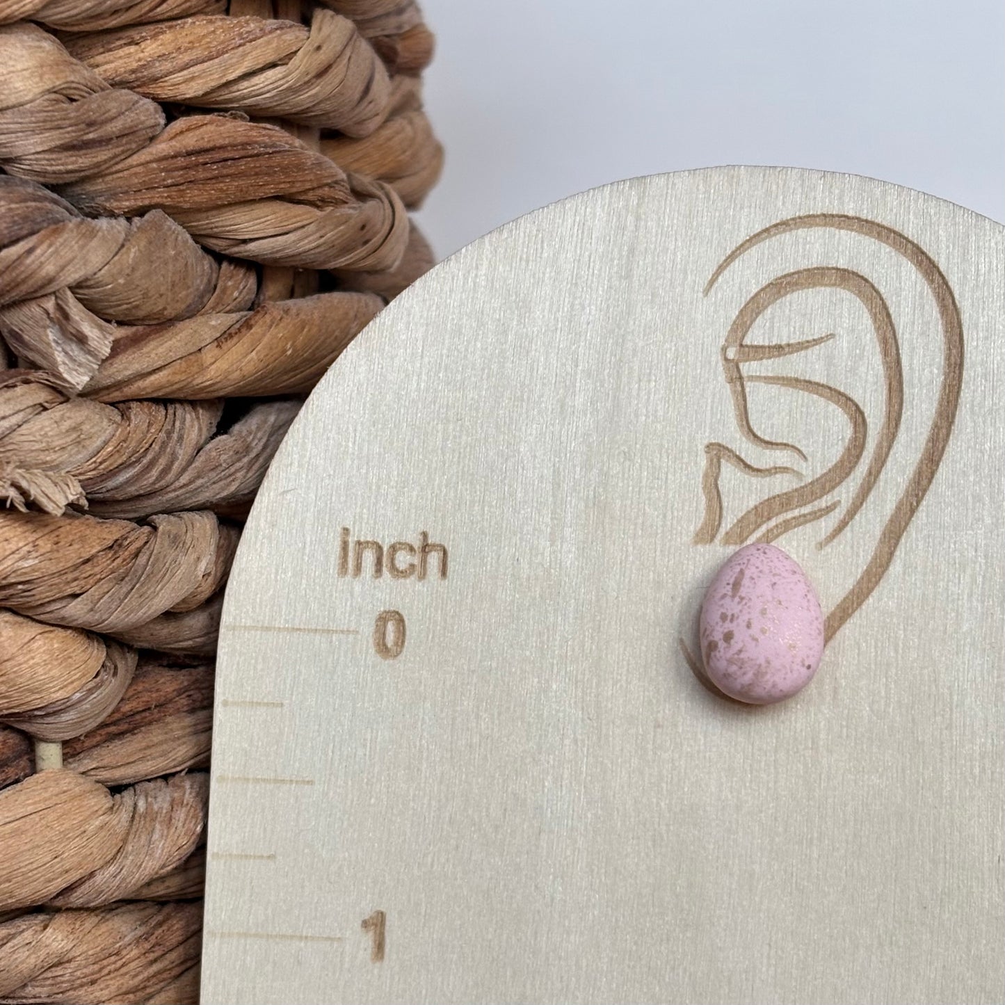 Chocolate Egg Stud | The Oak & Grey