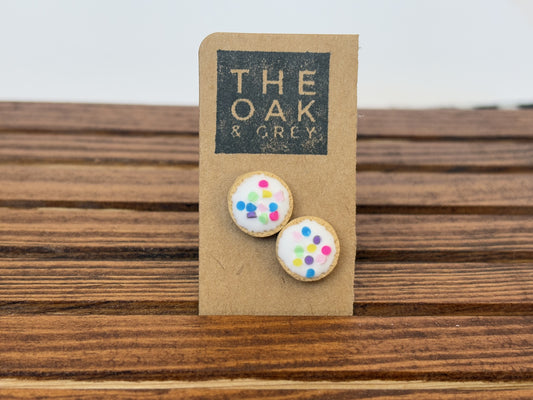Confetti Cookie Stud Earrings | The Oak & Grey