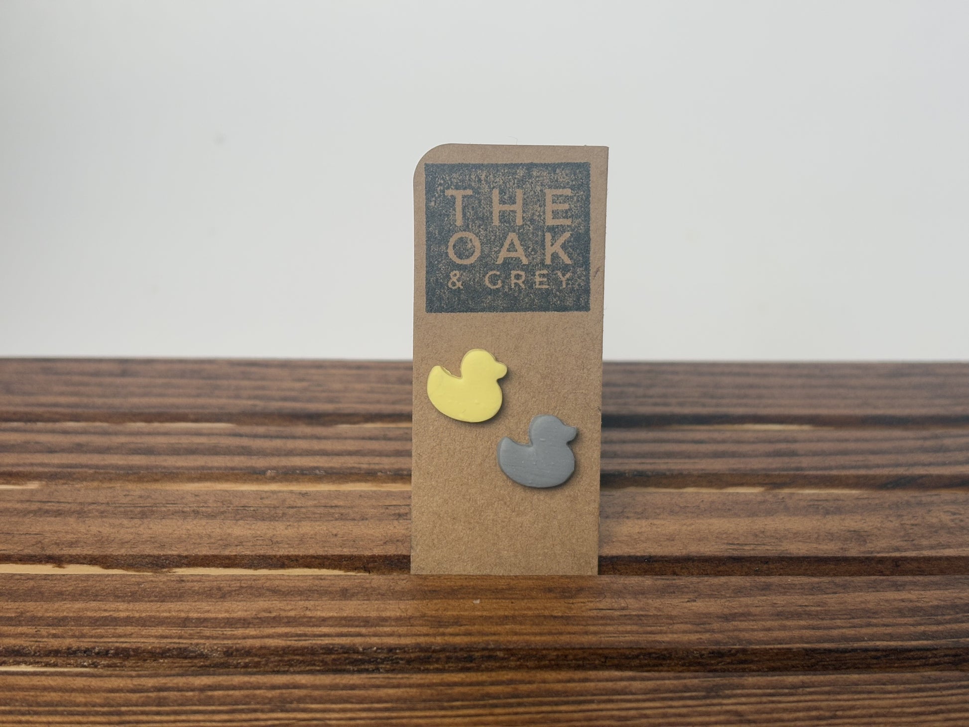 Duck Grey Duck Stud Earrings | The Oak & Grey