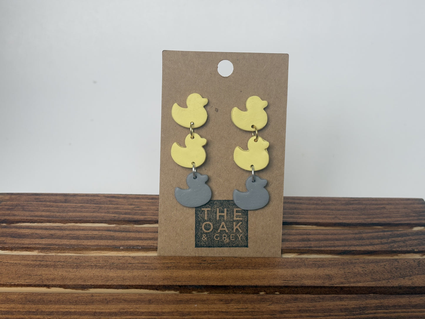 Duck Duck Grey Duck Dangle Earrings | The Oak & Grey